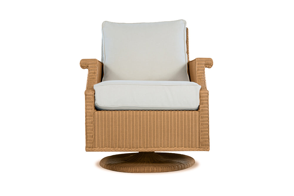 Hampton Swivel Rocker Lounge Chair By Lloyd Flanders
