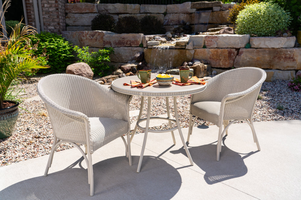 lloyd flanders patio umbrella All Seasons Dining Armchair with Padded Seat By Lloyd Flanders
