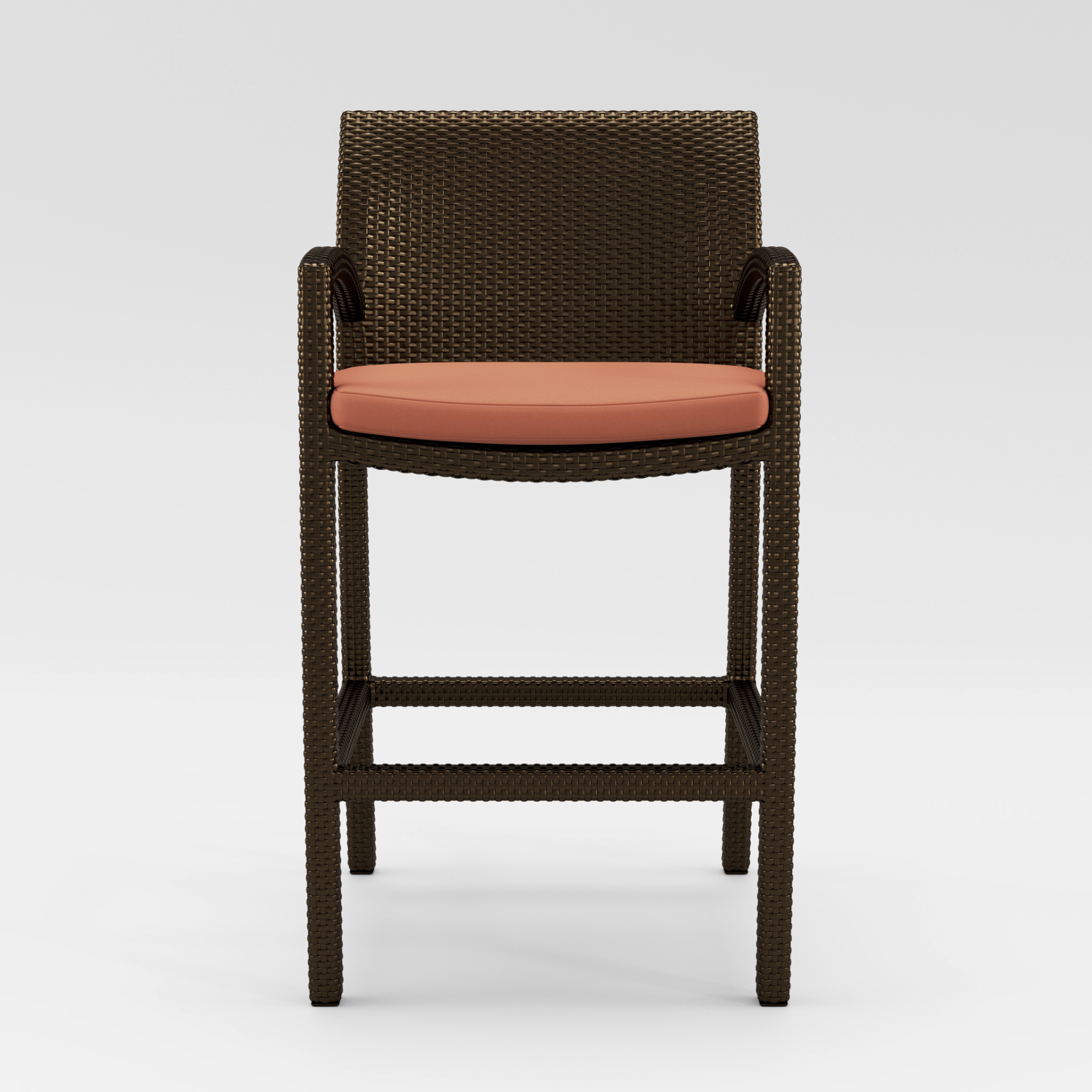 Fusion Bar Stool With Arms by Brown Jordan