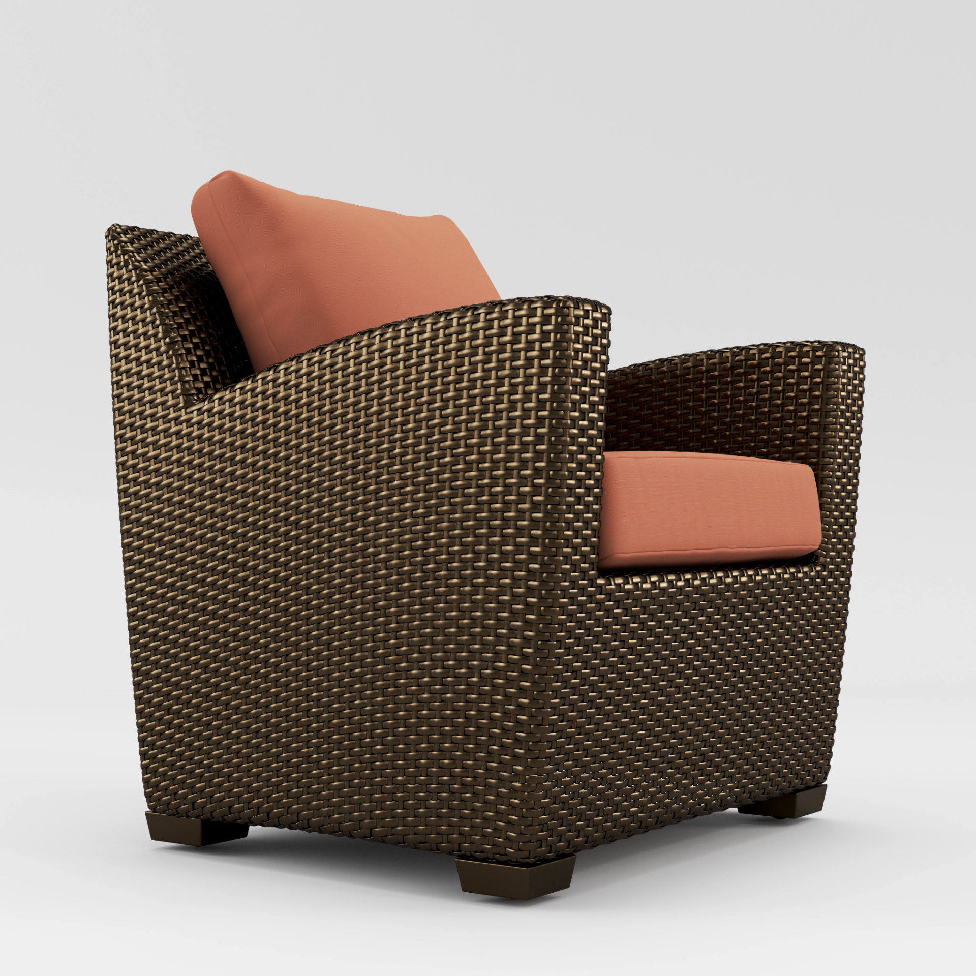 Fusion Lounge Chair - Pillow Back by Brown Jordan