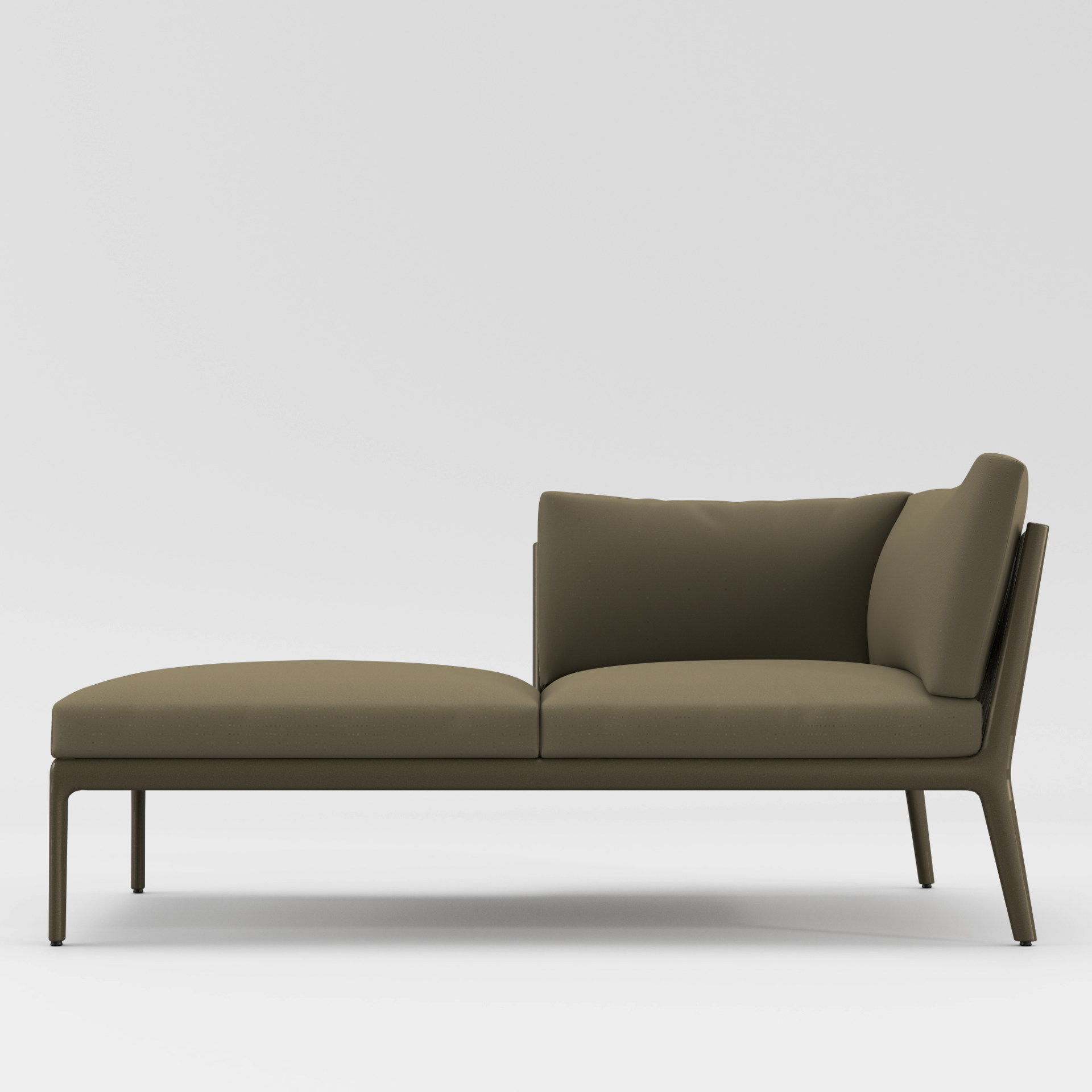 H Left Arm Chaise Sectional by Brown Jordan