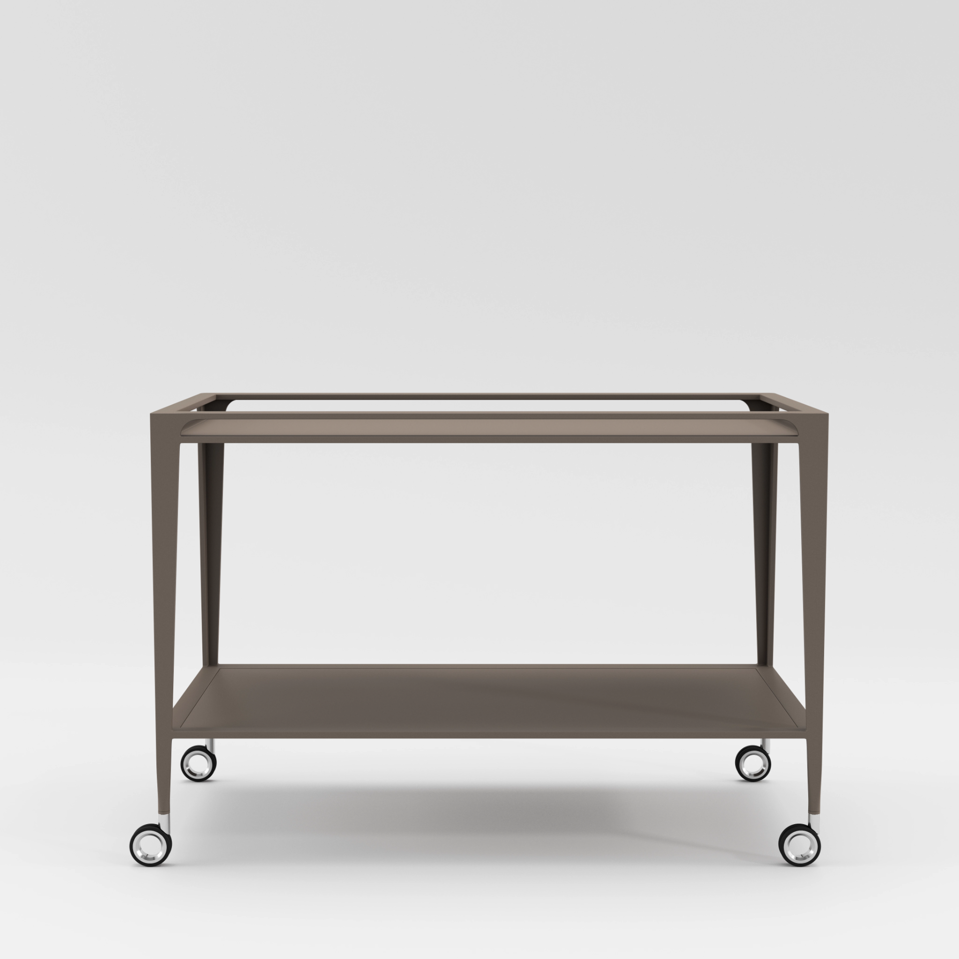 Still Console Table + Serving Cart by Brown Jordan