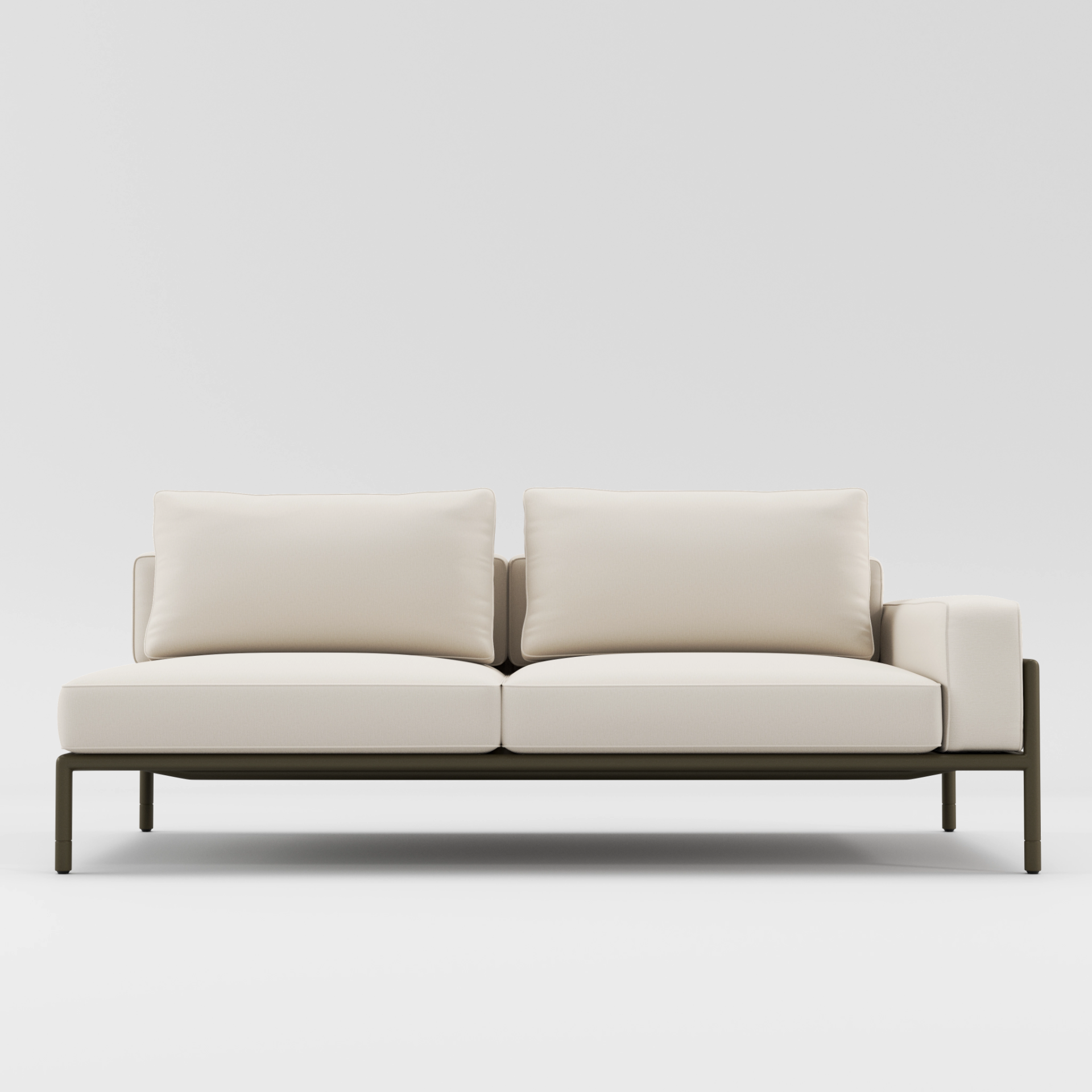Moto Right Arm Loveseat Sectional by Brown Jordan