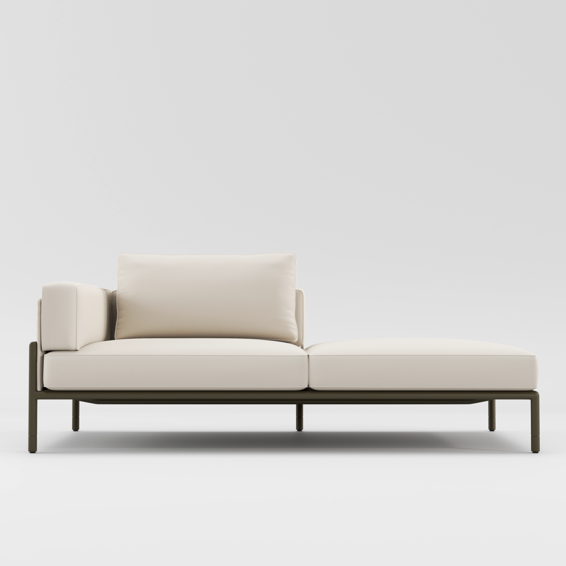 Moto Right Arm Chaise Sectional by Brown Jordan