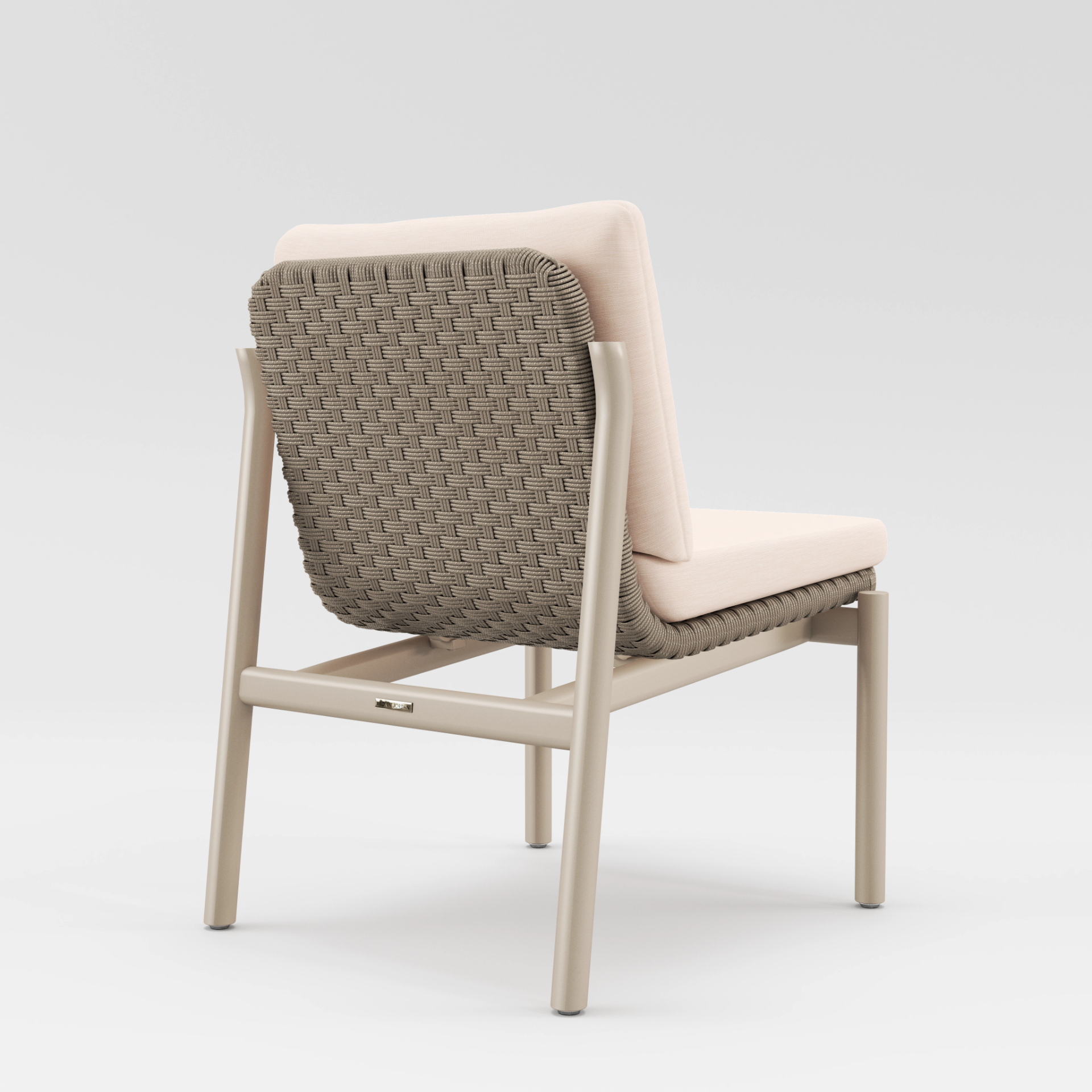 Oliver Dining Side Chair by Brown Jordan