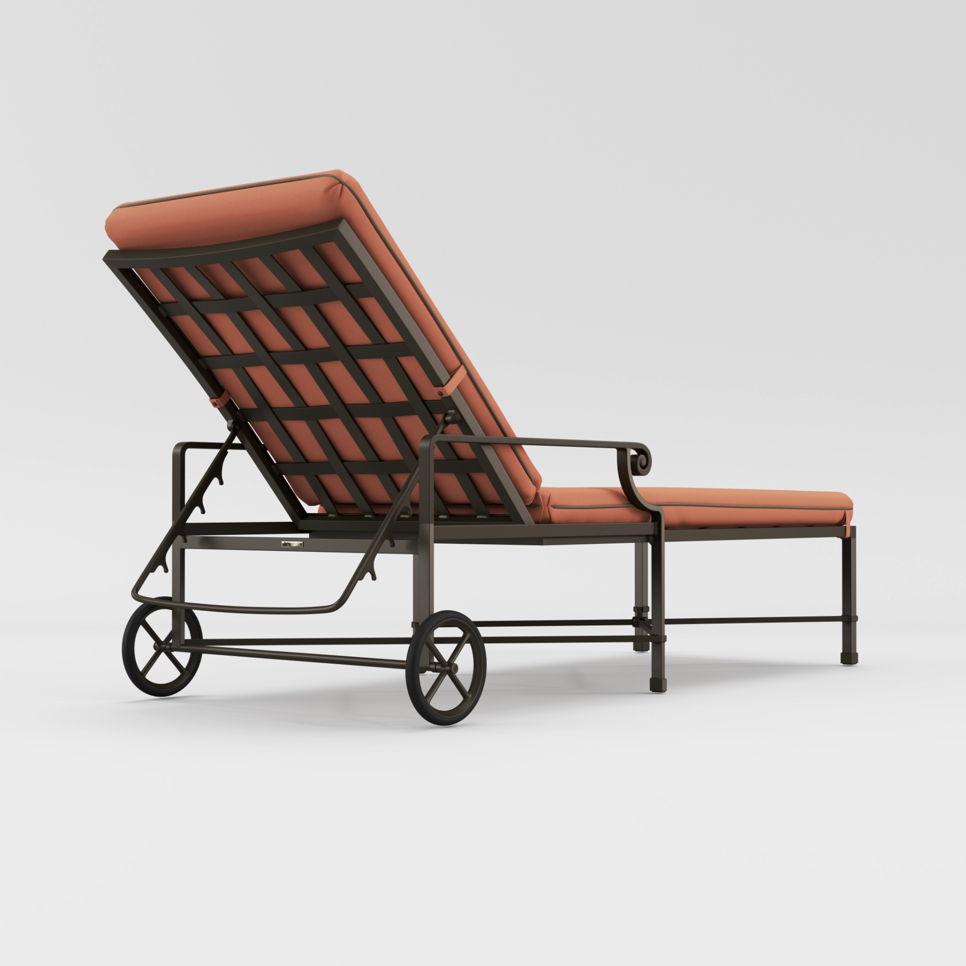 Venetian Adjustable Chaise With Wheels by Brown Jordan