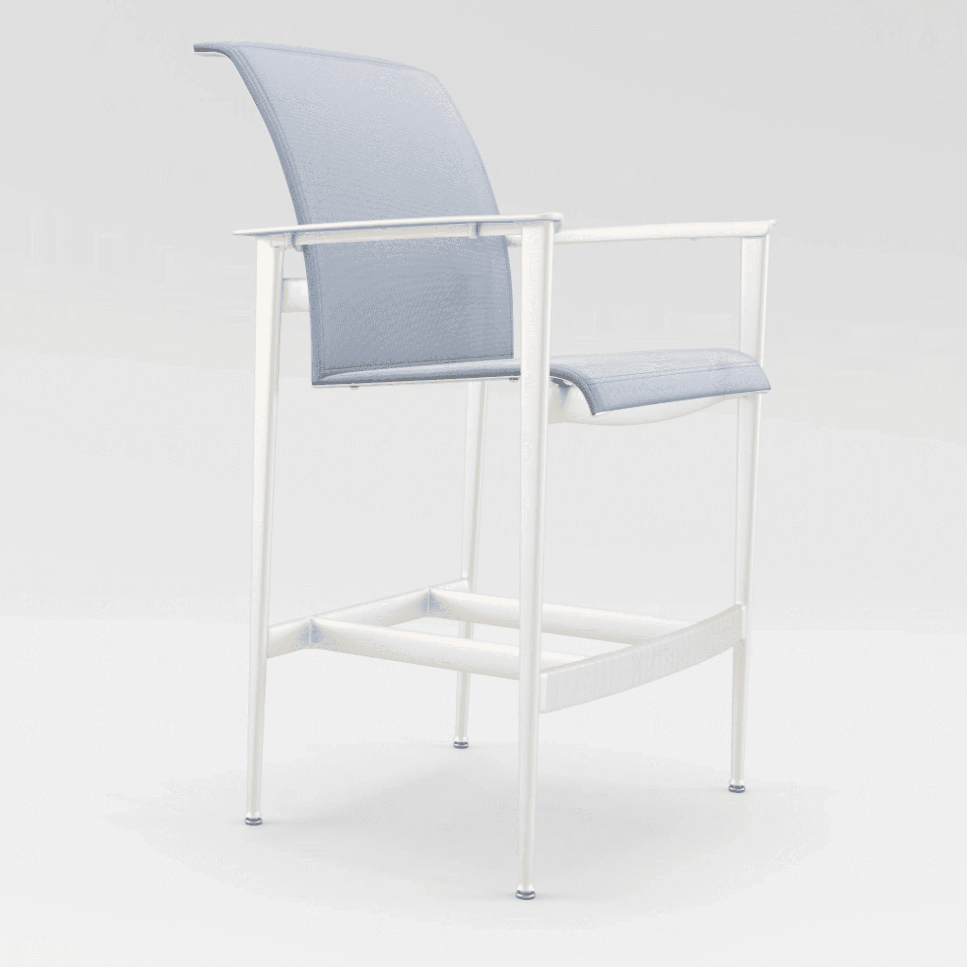 Flight Sling Bar Stool With Arms by Brown Jordan
