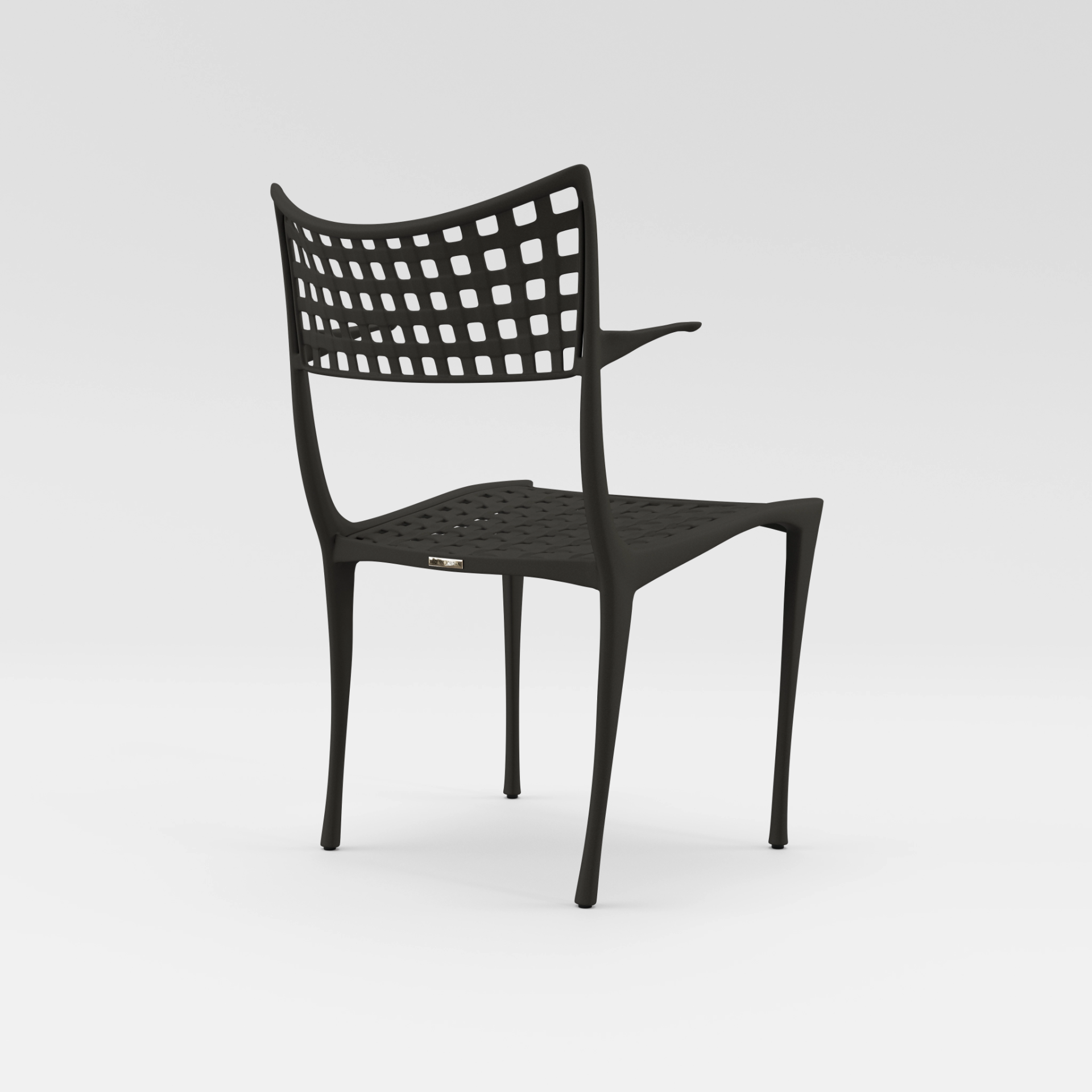 Sol Y Luna Dining Arm Chair Without Cushion by Brown Jordan