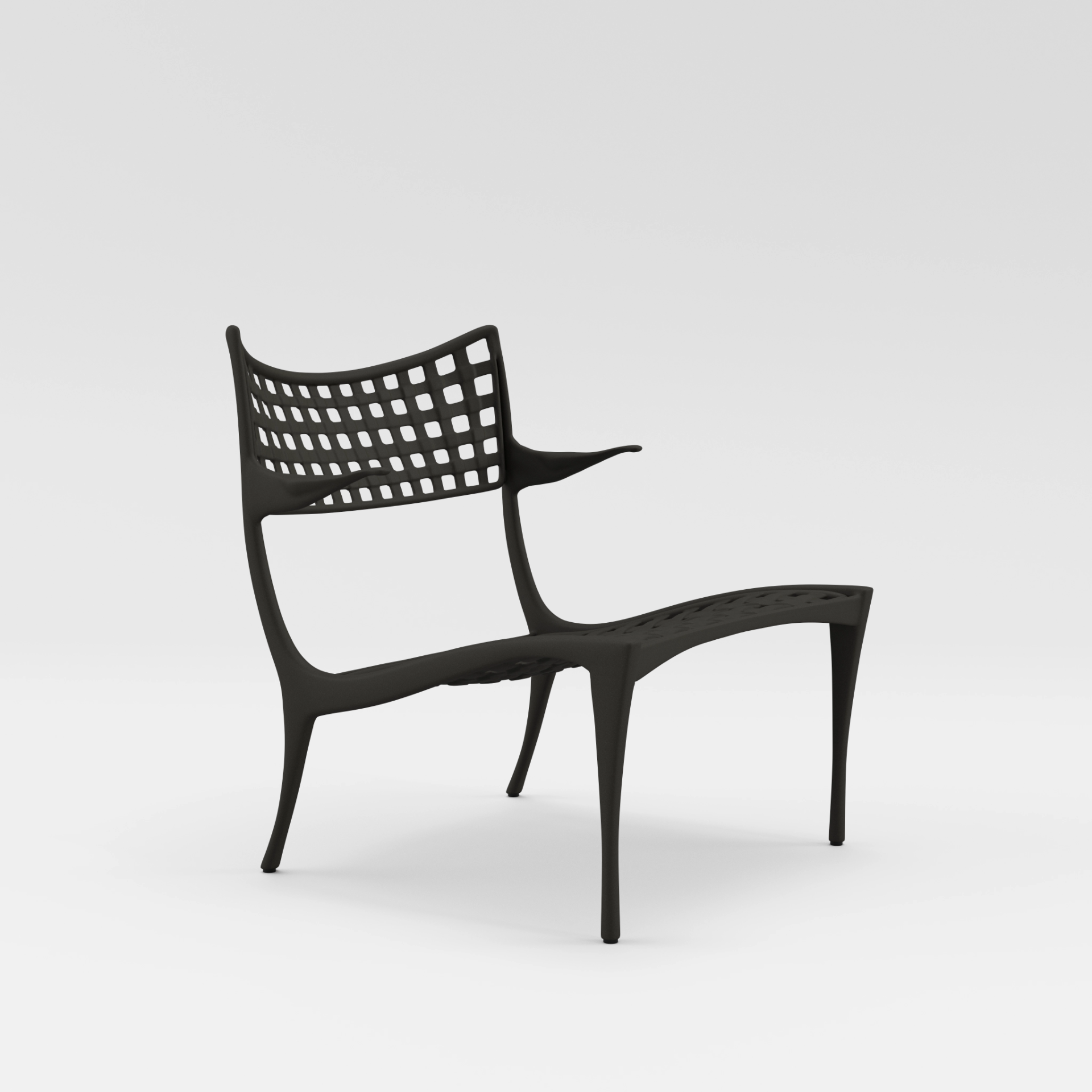 Sol Y Luna Lounge Chair Without Cushion by Brown Jordan