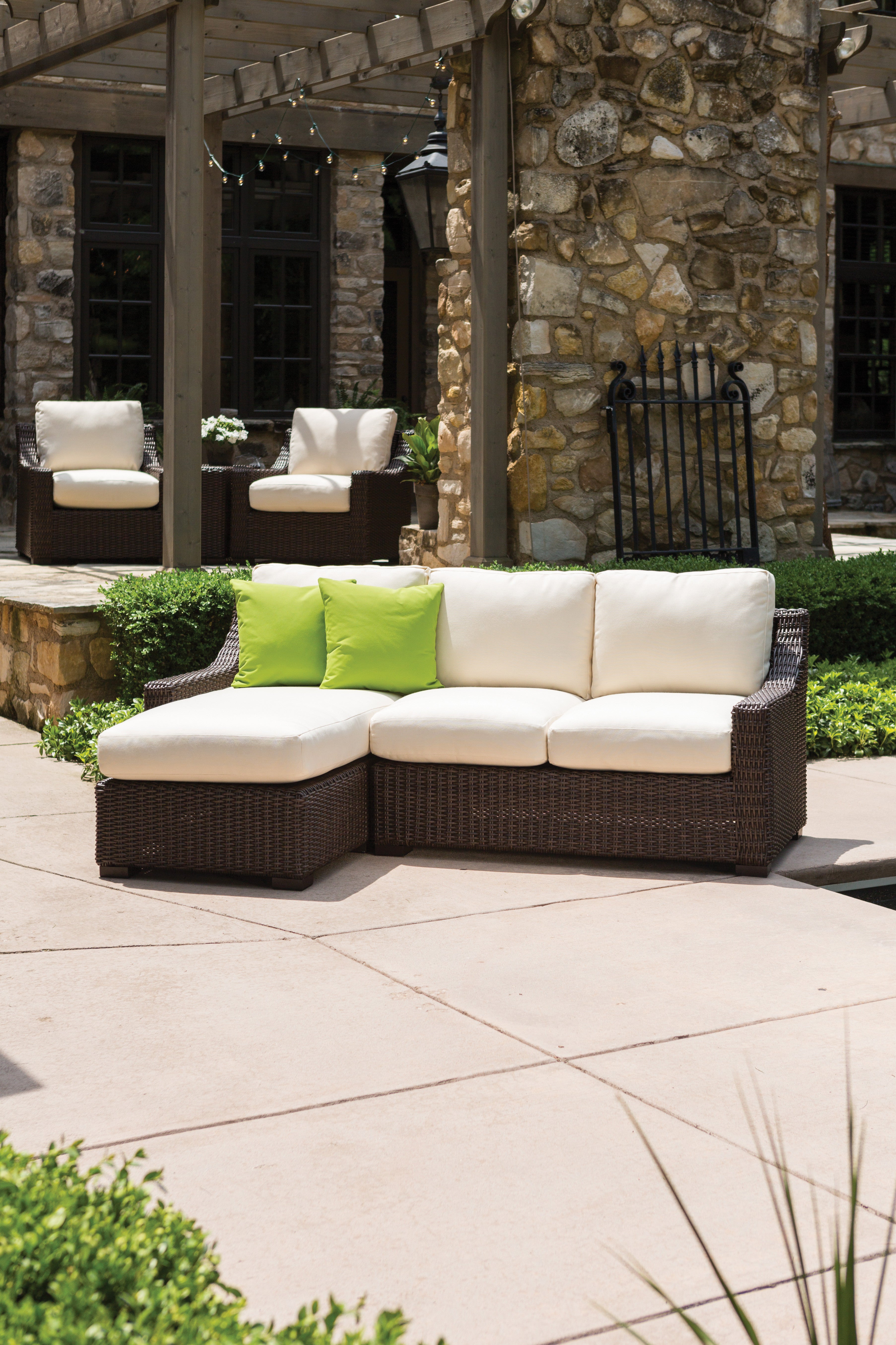 Mesa Right Arm Chaise Replacement Cushion by Lloyd Flanders