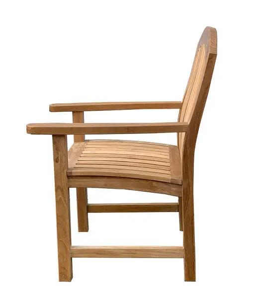 Glaser Teak Arm Chair By Classic Teak