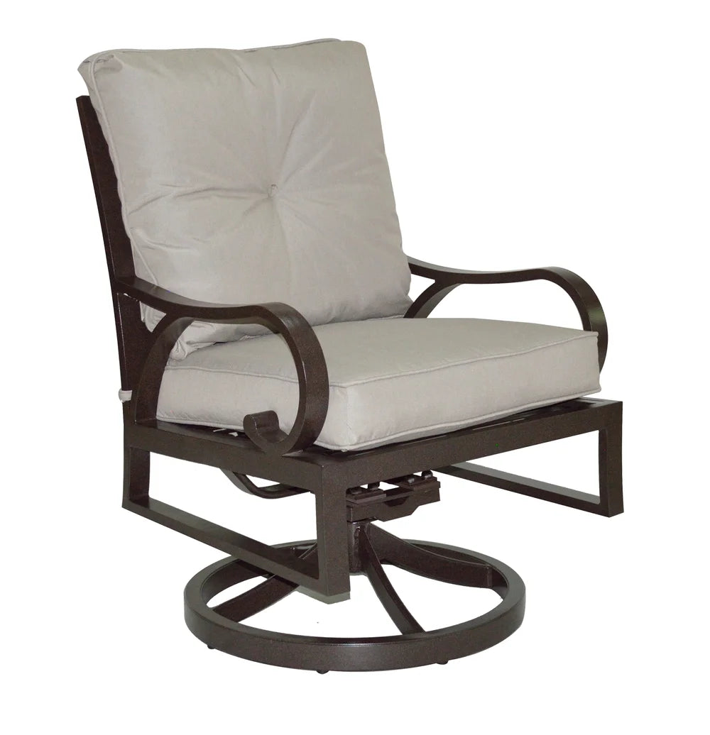 Key Largo Cushioned Dining Swivel Rocker by Patio Renaissance