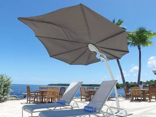 Portofino Octagon 10.5' Manual Lift Umbrella by Tropitone