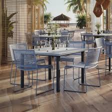 Bayfront Rope Armless Bar Stool by Tropitone