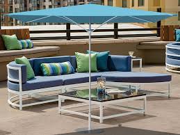 Trace Hexagon 9' Pulley Lift Umbrella w/Vent by Tropitone