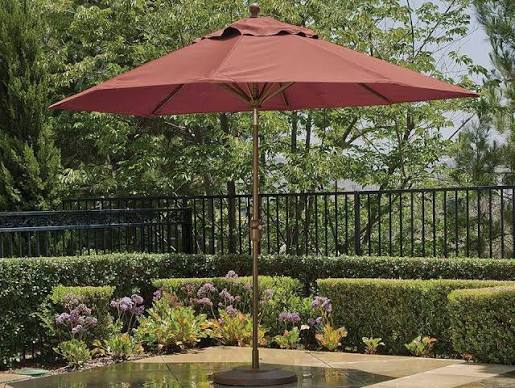 Portofino Octagon 13.5' Double Pulley Lift Umbrella by Tropitone