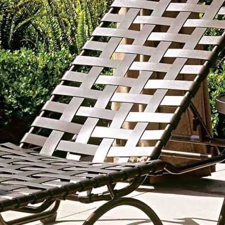 La Scala Strap Chaise Lounge by Tropitone