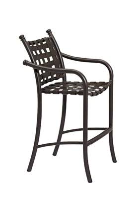 La Scala Strap Bar Stool Replacement Pad by Tropitone