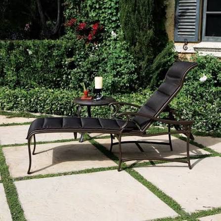 Shoreline Chaise Lounge Replacement Calyspo Padded Sling by Tropitone