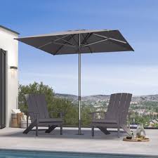 Portofino II Hexagon 9' Manual Lift Umbrella by Tropitone