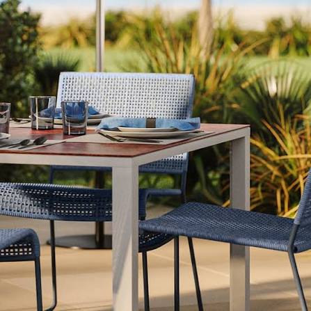Parsons Forma Table ADA KD Dining Table 84" x 42" Rectangular by Tropitone