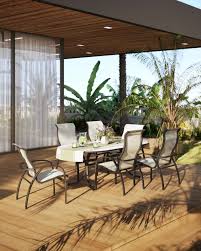Geneva Padded Sling Dining Chair by Tropitone