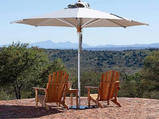 Portofino II Hexagon-11' Crank Lift Umbrella KD Pole by Tropitone