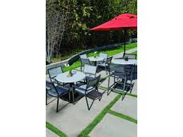 Boulevard 48" Round Patterned Aluminum Umbrella Replacement Top by Tropitone