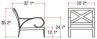 Key Largo Club chair by Patio Renaissance
