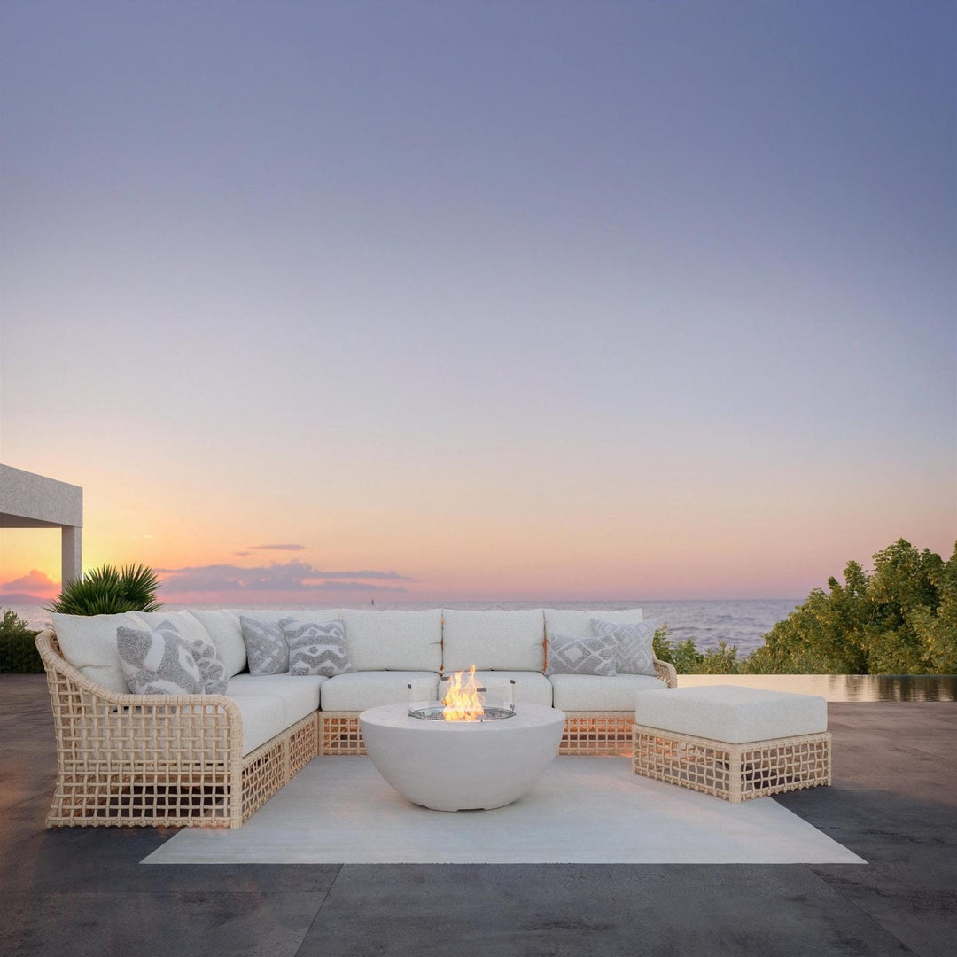 Kiawah Sectional Armless Chair by Azurro Living