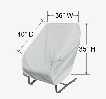 X-Large Lounge Chair Protective Cover - Thumbnail 4