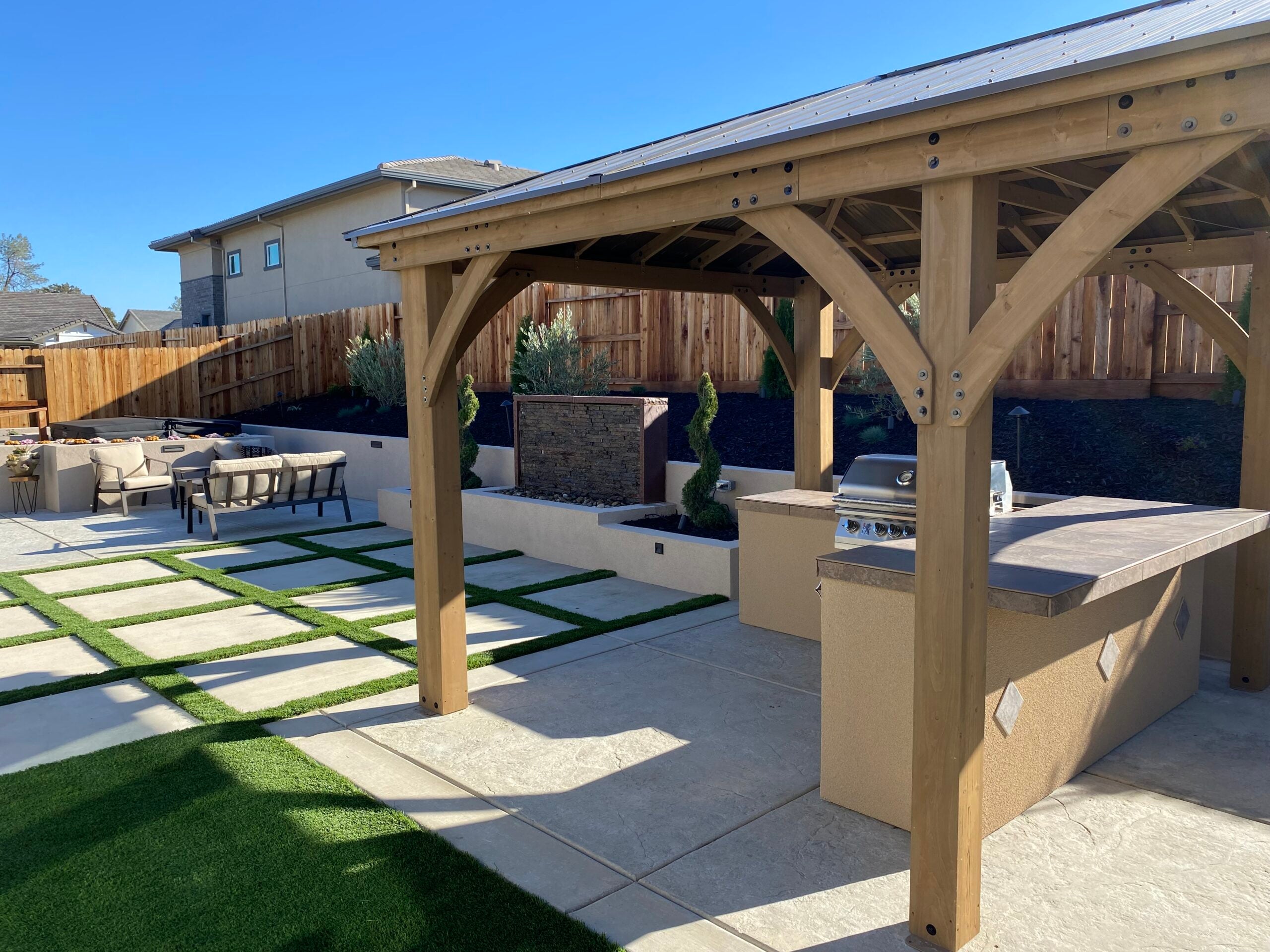 BBQ Island – 2 Piece L-Shaped Island