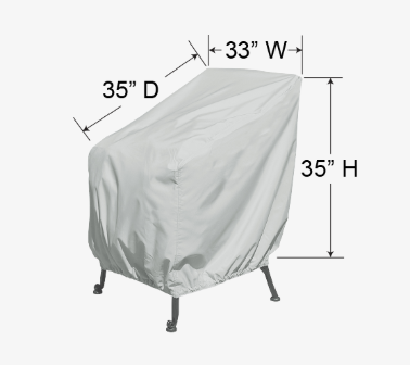Lounge Chair Protective Cover By Treasure Garden