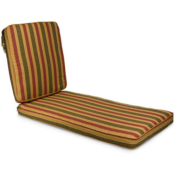 Classic Teak Chaise Lounge Cushion 4 Section - Thumbnail 4