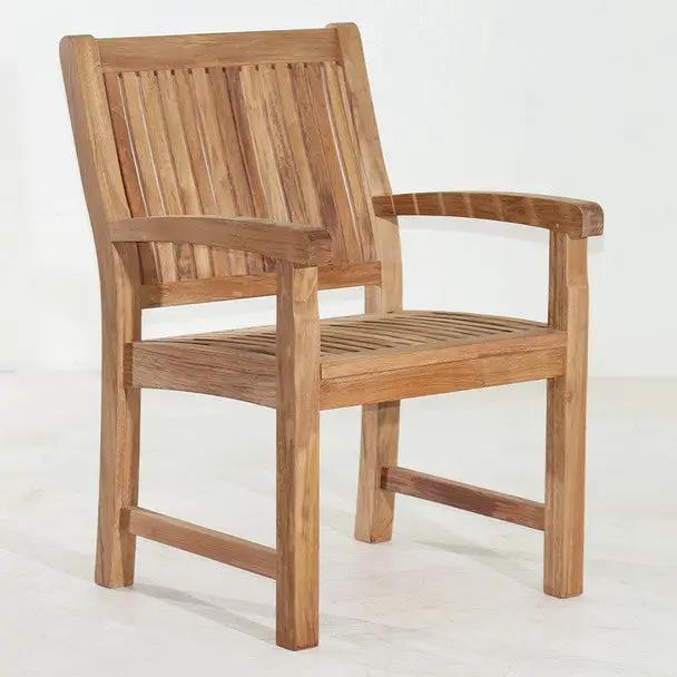 Marley Teak Dining Arm Chair By Classic Teak