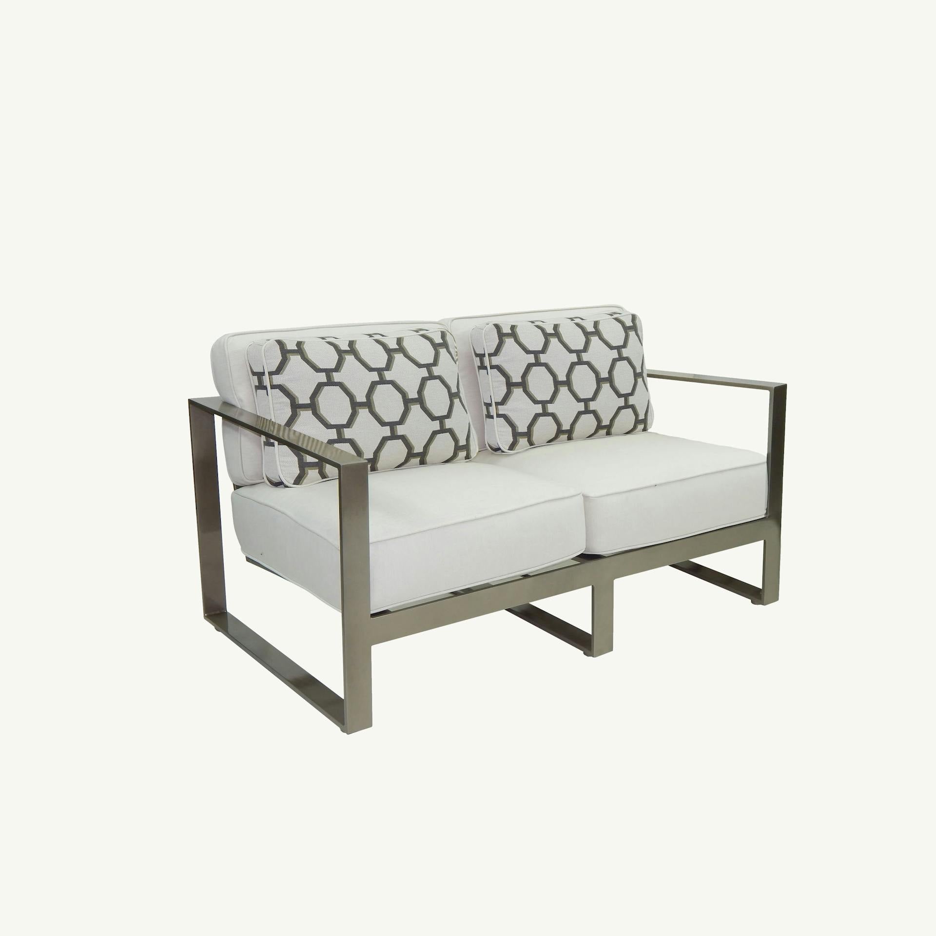 Park Place Cushioned Love Seat By Castelle