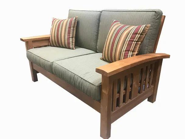 Mission Teak Love Seat By Classic Teak