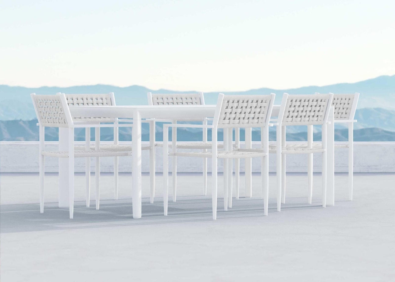Naples Dining Chair (QTY 4) - White by Azurro Living