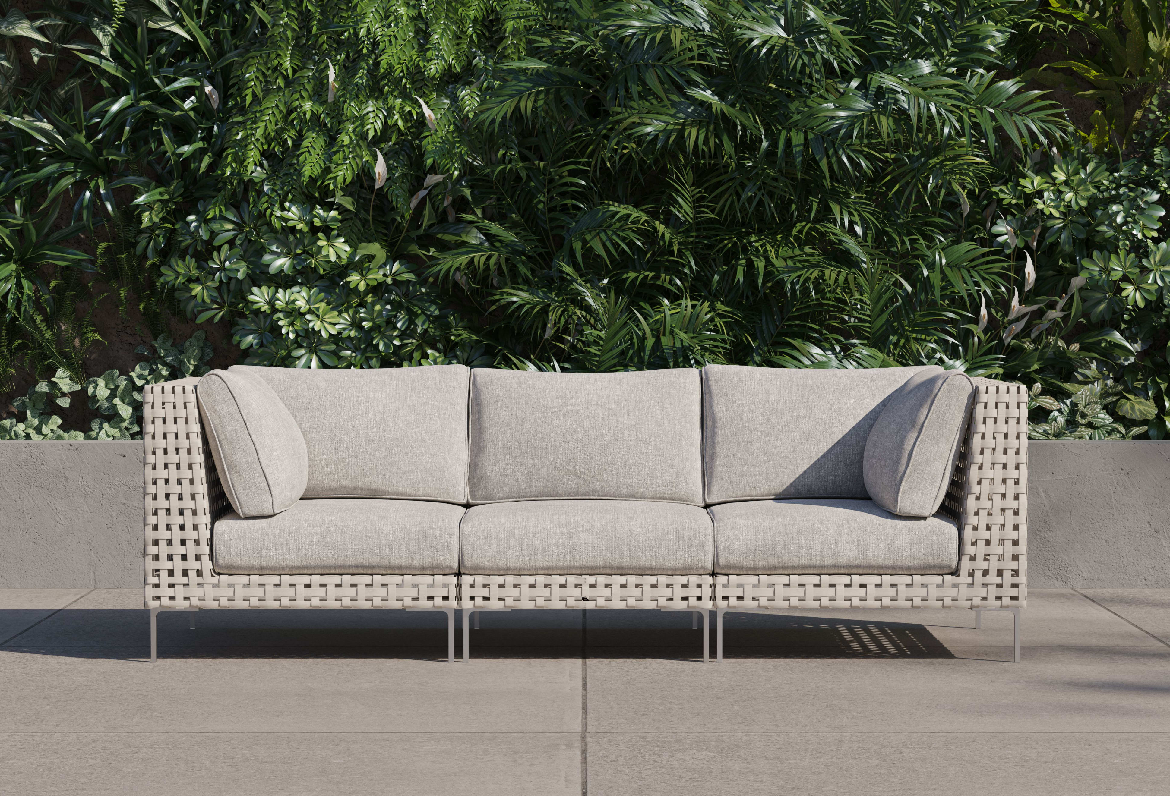 Wicker Outdoor Sofa - 3 Seat By Outer