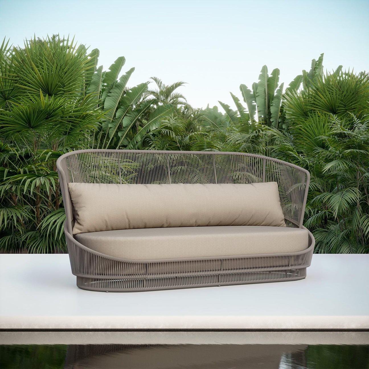 Palma 3 Seat Sofa - Mocha by Azurro Living