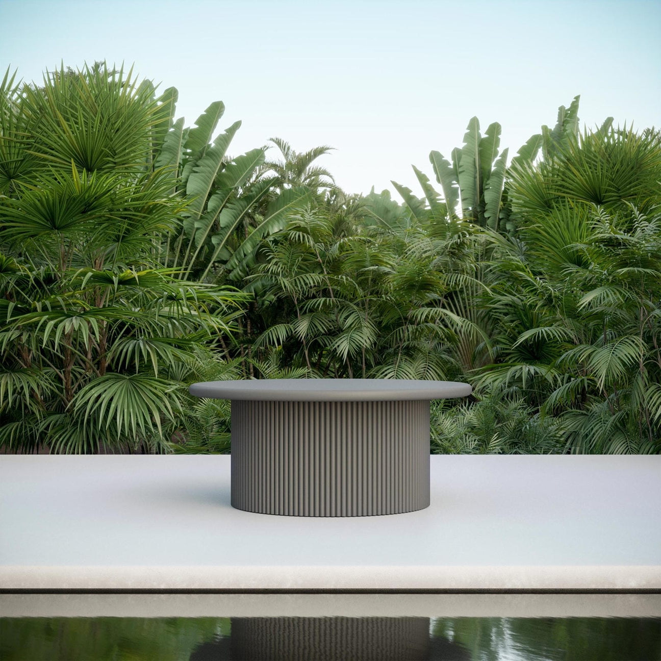 Palma 40" Coffee Table - Charcoal by Azurro Living