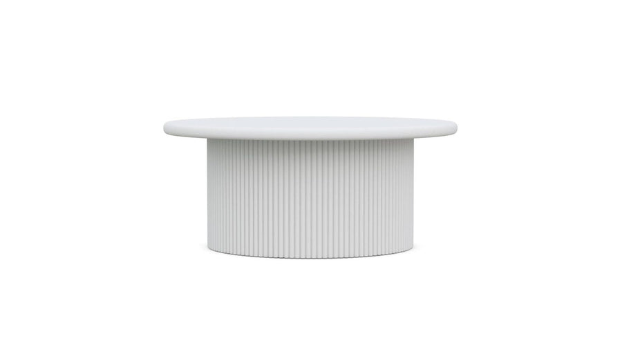 Palma 40" Coffee Table - White by Azurro Living