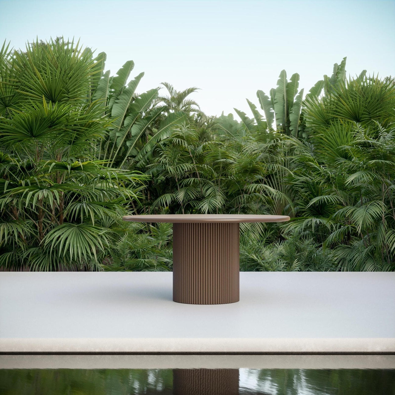 Palma 60" Dining Table - Bronze by Azurro Living