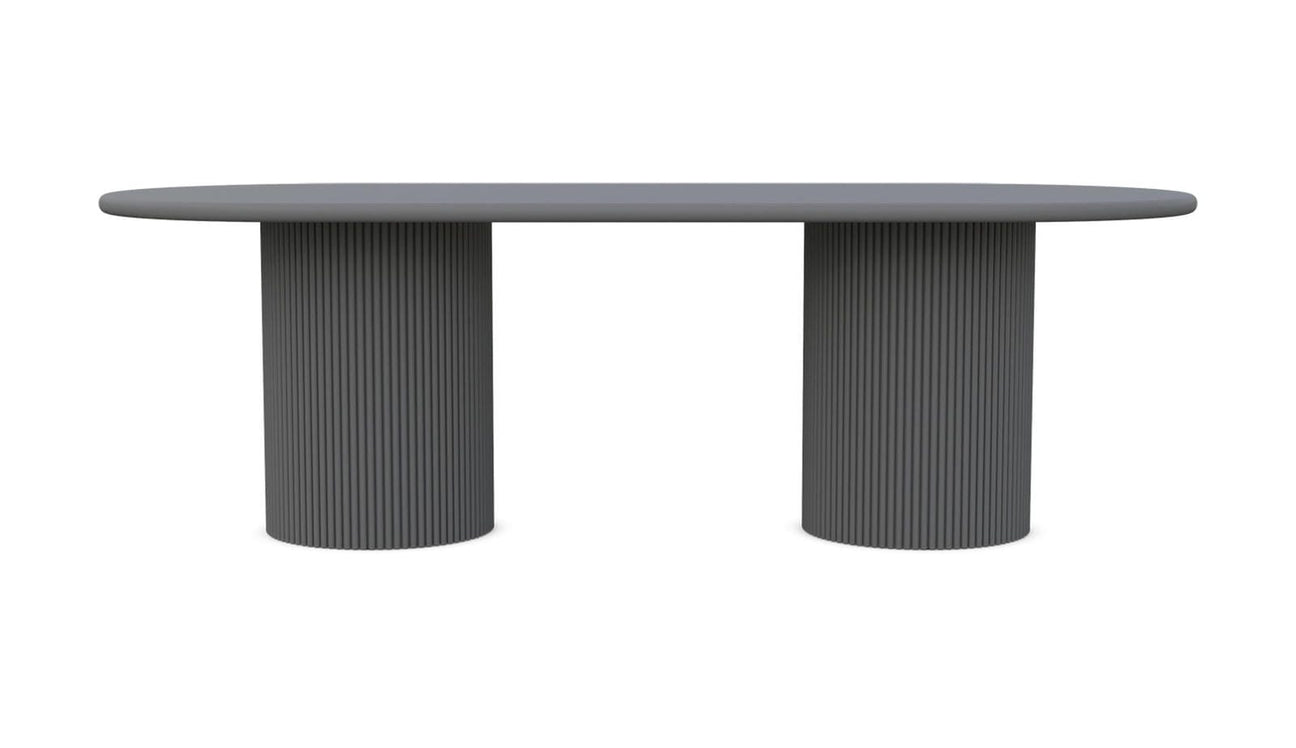 Palma 96" Dining Table - Charcoal by Azurro Living