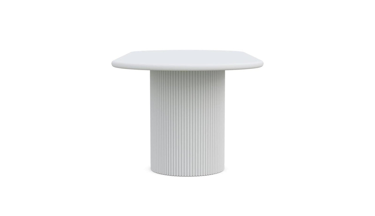 Palma 96" Dining Table - White by Azurro Living