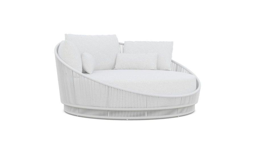 Palma Day Bed Lounge - White Mist by Azurro Living