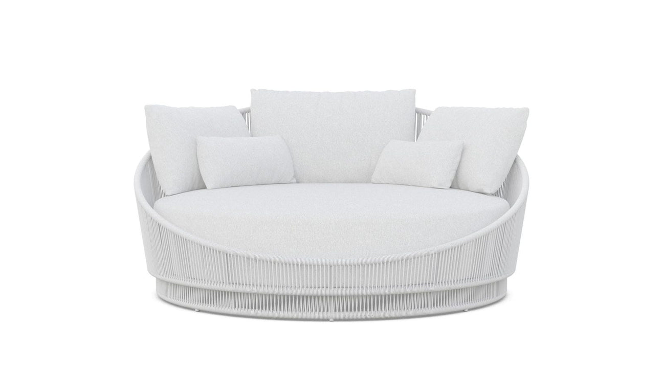 Palma Day Bed Lounge - White Mist by Azurro Living