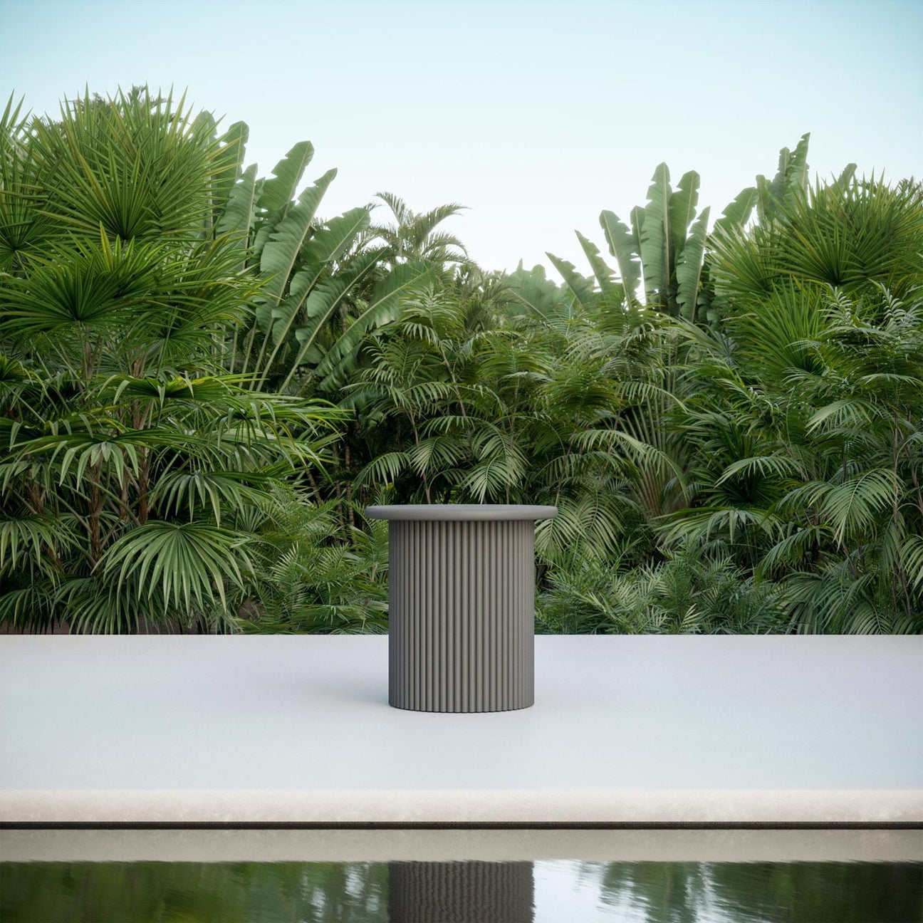 Palma Side Table - Charcoal by Azurro Living