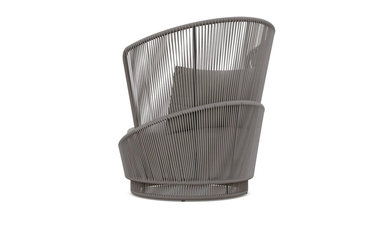 Palma Swivel Club Chair - Mocha by Azurro Living