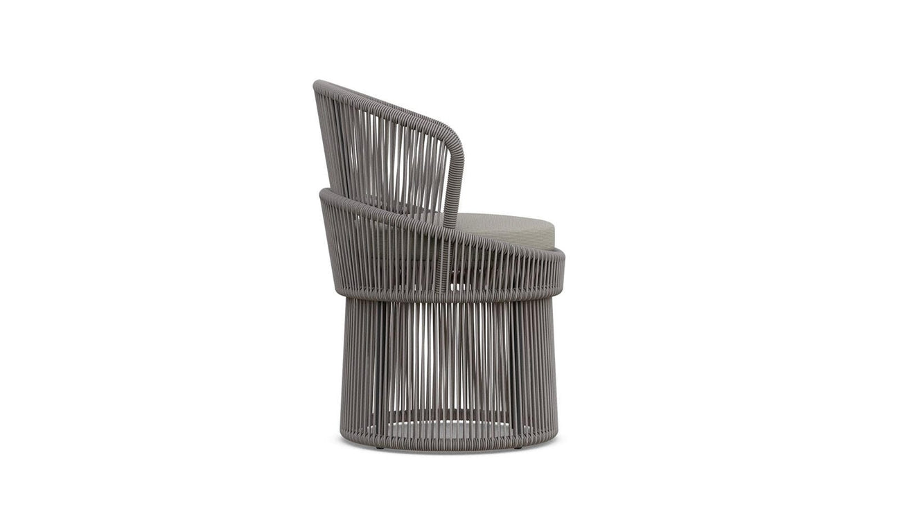 Palma Swivel Dining Chair - Mocha by Azurro Living